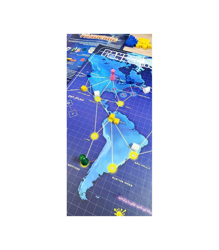 بازی فکری ایرانی مدل پندمیک (Pandemic)
