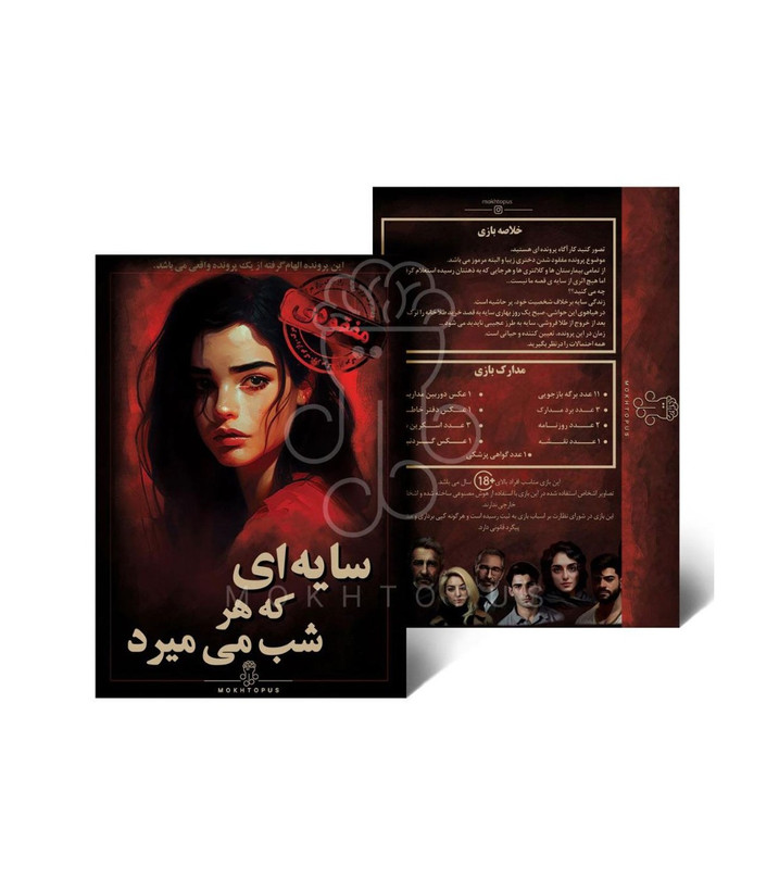 بازی معمایی مدل پرونده سایه ای که هر شب میمیرد