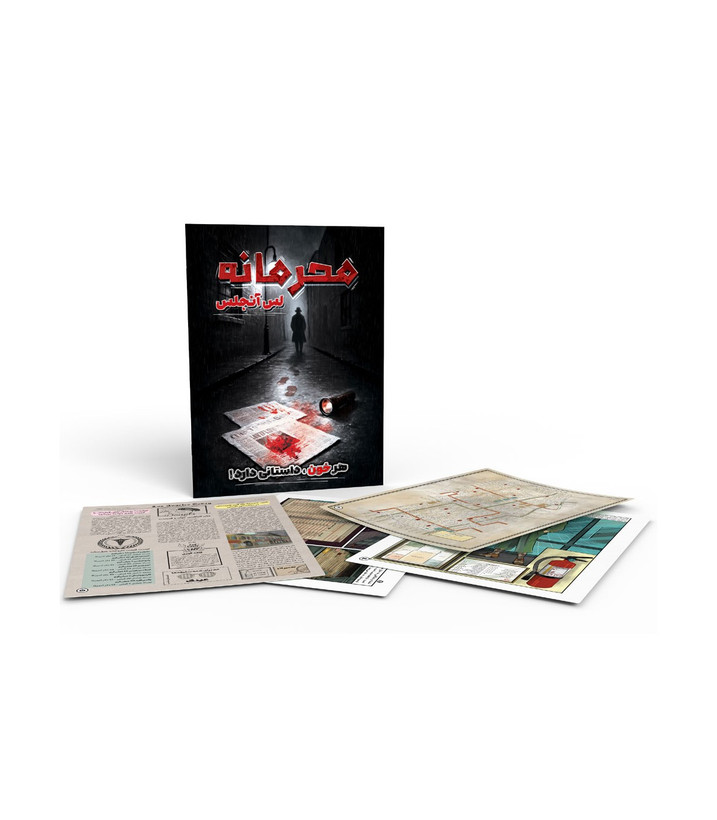 بازی معمایی مدل پرونده محرمانه لس آنجلس Silver Screen Sleuths