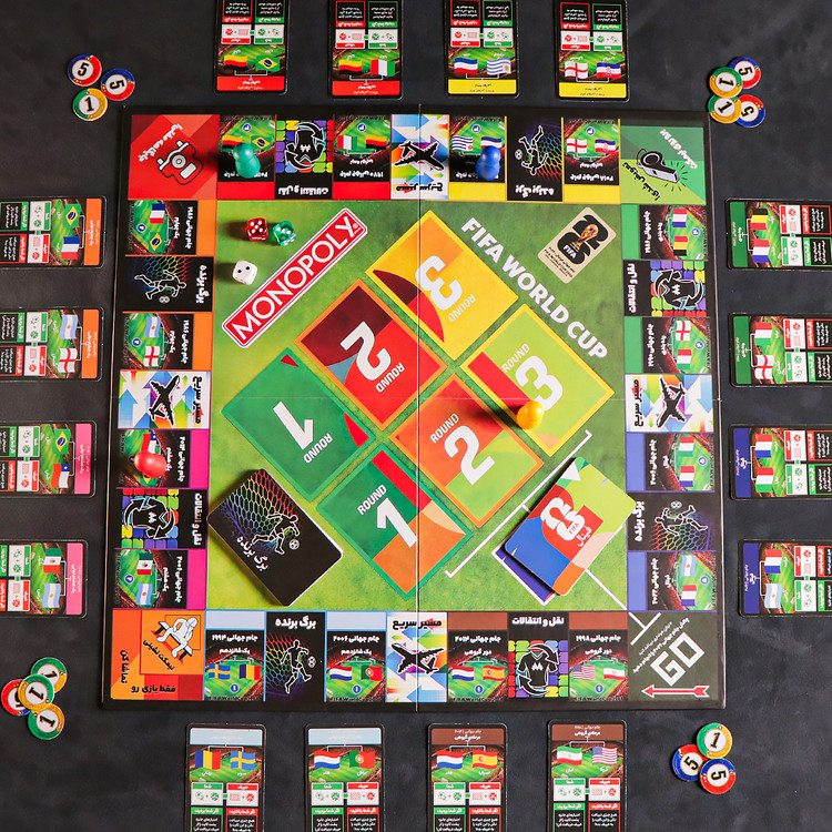 بازی فکری ایرانی مدل مونوپولی فیفا جام جهانی 2026 (MONOPOLY FIFA World Cup 2026)