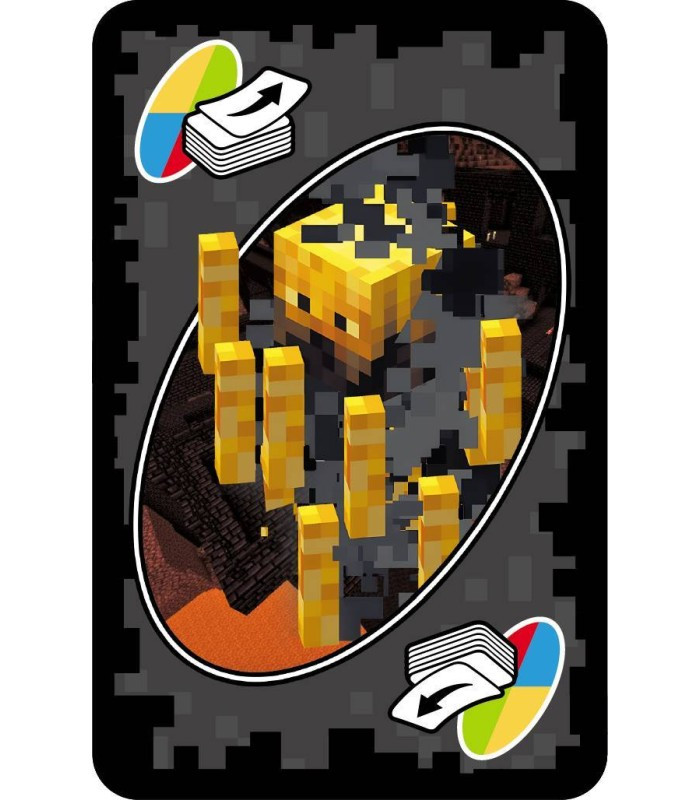 بازی فکری ایرانی مدل اونو ماینکرفت پلاس (Uno Minecraft Plus)