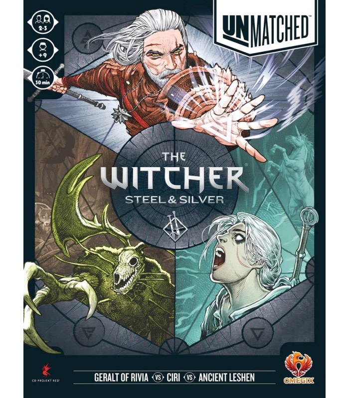 بازی فکری ایرانی مدل بی همتا آنمچد ویچر پولاد و نقره (Unmatched: The Witcher Steel and Silver)