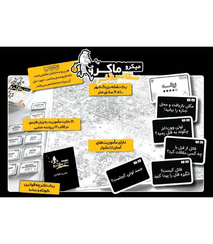 بازی فکری ایرانی مدل میکرو ماکرو سکانس آخر 4 (MicroMacro: Showdown)