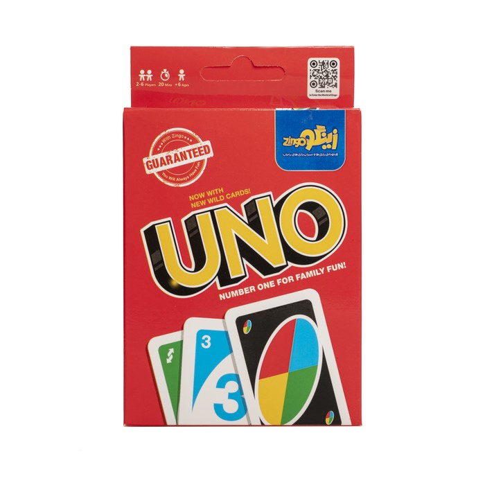 بازی فکری ایرانی مدل اونو زینگو  (UNO Zingo)