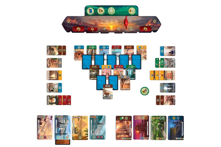 بازی فکری ایرانی مدل عجایب هفتگانه: دوئل (Seven Wonders: Duel)